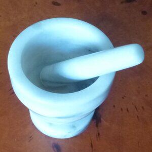 Marble Mortar and Pestle